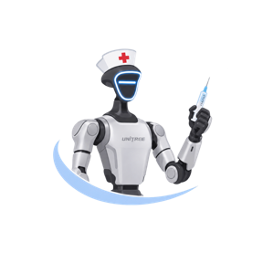 RoboAssist humanoid robot logo